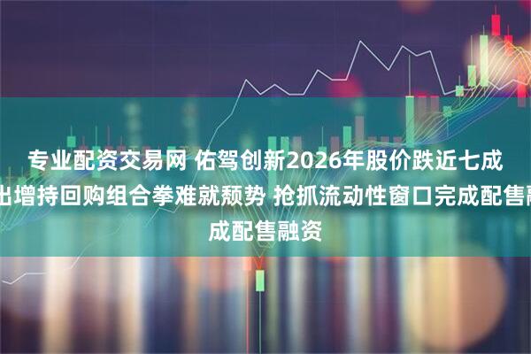 专业配资交易网 佑驾创新2026年股价跌近七成 打出增持回购组合拳难就颓势 抢抓流动性窗口完成配售融资